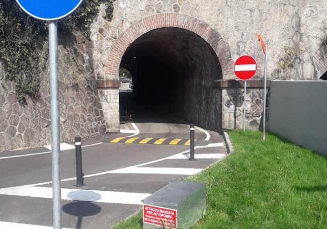 Arona sottopasso Branco via milano