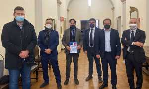 I consiglieri della Lega con il vicepresidente Carosso e lonorevole Tiramani