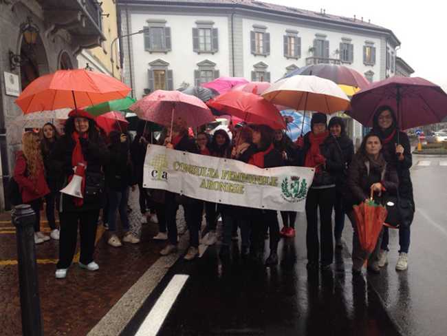 La partenza della camminata