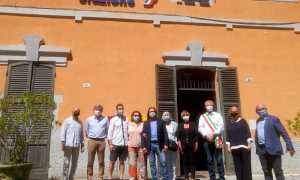 Meina stazione inaugurazione coomm Egidio