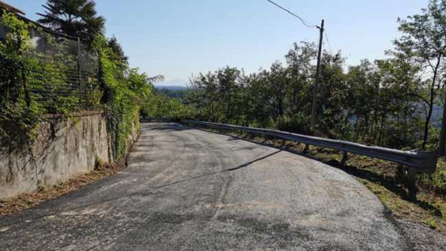 Pombia foto lavori asfaltatura