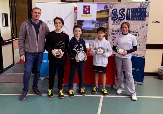 Premiazioni badminton