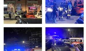 arona incidente auto parcheggiate