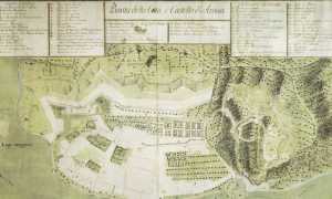 arona mappa de burry ca 1750