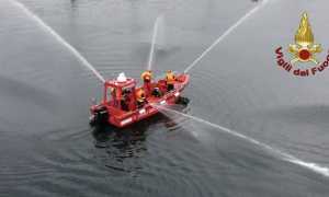 arona nuova imbarcazione vvff