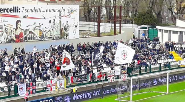 calcio pro vercelli curva