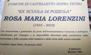 castelletto intitolazione lorenzini targa