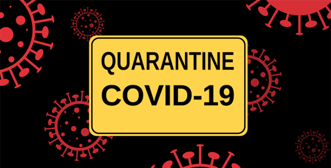 coronavirus quarantena nero giallo