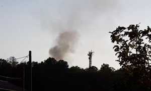 divignano incendio depuratore