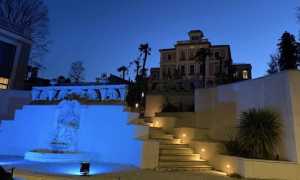 fontana villa cantoni blu