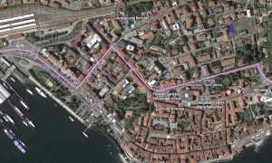 giro italia arona cartina