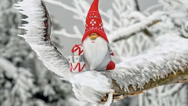 gnomo neve natale
