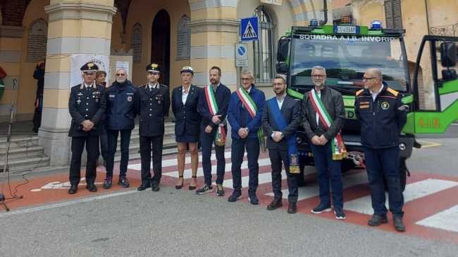invorio inaugurato nuovo mezzo aib