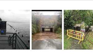 maltempo lago lesa allagam