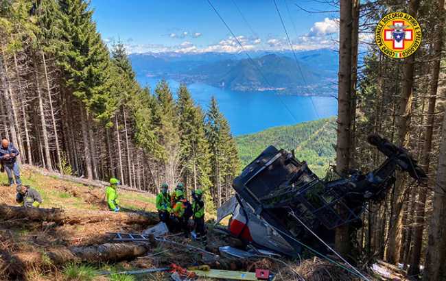 mottarone tragedia cabina volontatri