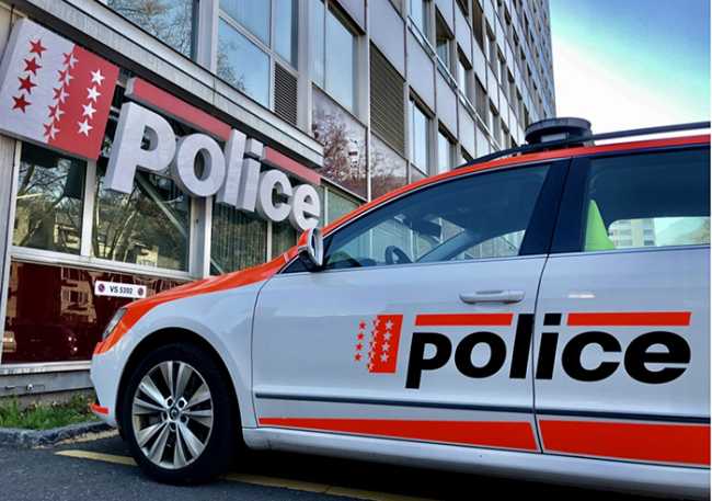 polzia vallese auto sede