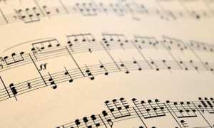 spartito musica foto