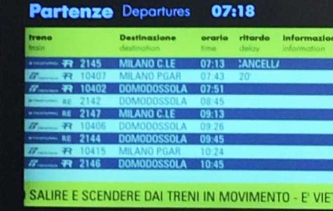 treno cancellato