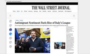 wall stret journal alberto gusmeroli