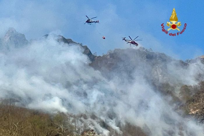 Aggiornamento sugli incendi in Valsesia e in Valsessera