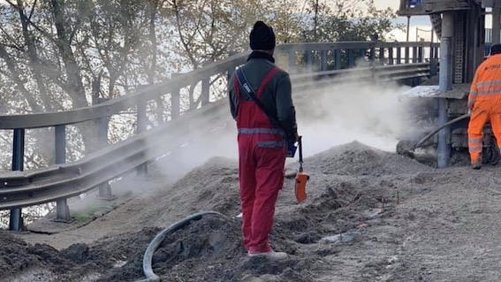 lavori ss33 arona frana