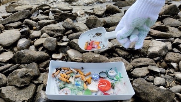 micro rifiuti spiagge Lesa 2