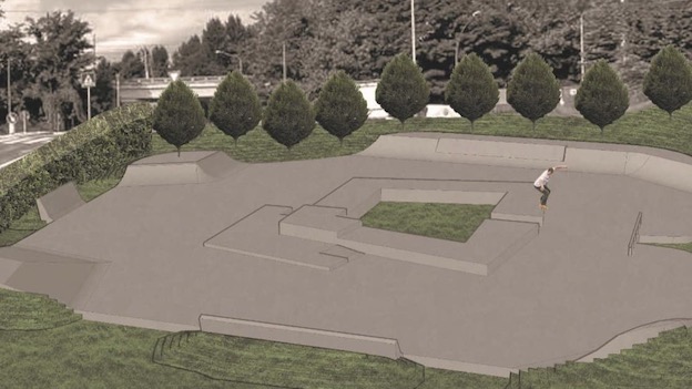 arona skate park render